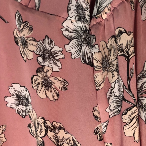 Floral Pink Ruffle Dress - Picture 3 of 3